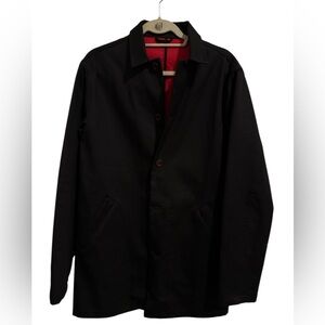 Percival Men's Waterproof Sherlock Short Trench Coat. Large.